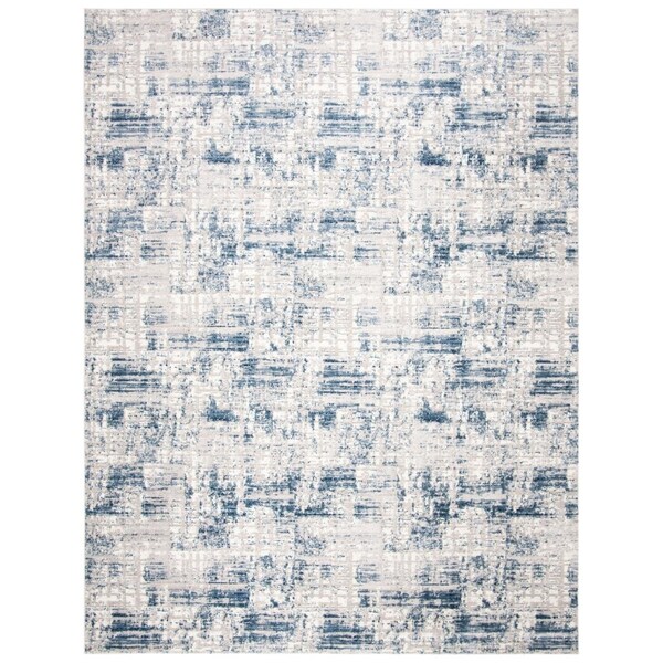 Safavieh 8 x 10 ft. Amelia Rectangle Power Loomed Area RugBlue & Grey ALA786M-8 - main